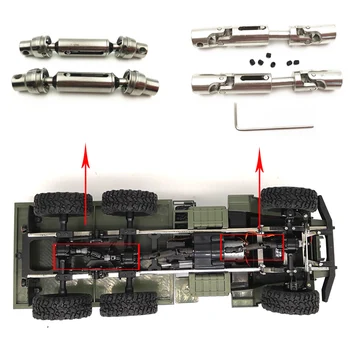 1 Пара металлических обновленных передних задних приводных валов Замена комплекта для WPL B36 C14 B16 1/16 Запчасти для инструментов для ремонта радиоуправляемых автомобилей и грузовиков