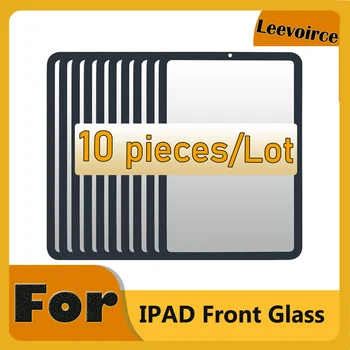 10 штук Переднего Наружного Стекла Экрана + OCA Для iPad 6 Pro 10.5 Air 3 10.2 10.9 11 mini 4 mini 5 6 12.9 Ремонт крышки панели (БЕЗ касания)