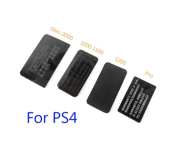 100шт черных наклеек-этикеток для Sony Playstation PS4 Pro 1000 11001200 2000, корпус консоли, тонкая этикетка