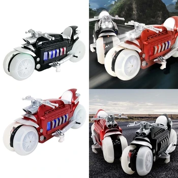 2,4 Г радиоуправляемая трюковая машина, вращающийся на 360 ° мотоцикл с дистанционным управлением, высокоскоростное вращение, игрушка для дрифта, подарок для детей