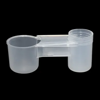 20 шт портативная пластиковая клетка для вольера прозрачная поилка чашка бутылка для воды кормушка для птиц кормушка для голубей аксессуары для полива
