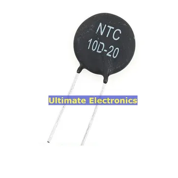 20шт термистор NTC10D-20 10D-20 Диаметр 10D20 мм Отрицательный температурный коэффициент