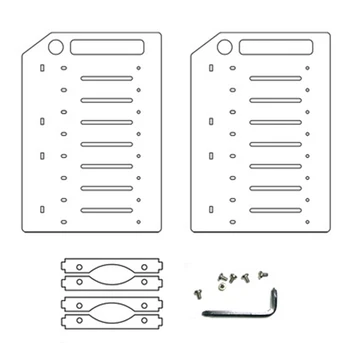 3,5-дюймовый жесткий диск HDD 8X3,5-дюймовый жесткий диск Cage Rack DIY Case для расширения хранилища компьютера для майнинга BTC