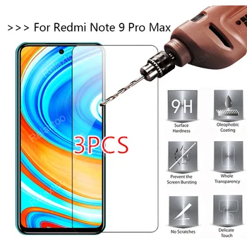 3шт Стеклянные защитные пленки для Redmi Note 9 Pro Защитное стекло для Redmi Note 9 Pro Max 9 9s k20 pro для Redmi 9A 9C 9 пленка