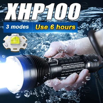 9000 люмен Супер мощный светодиодный фонарик для дайвинга XHP100 Профессиональный Фонарь для подводного плавания высокой мощности 18650 Подводный фонарь для дайвинга