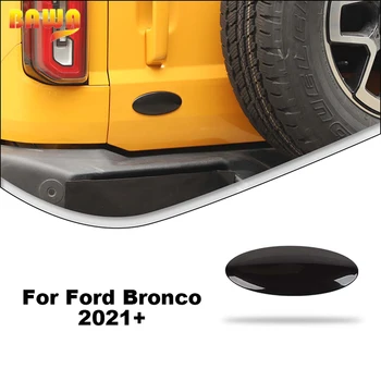 BAWA, черный, Копченый Значок сзади автомобиля, Декоративная крышка для Ford Bronco 2021 2022 годов ВЫПУСКА, Аксессуары для экстерьера автомобиля