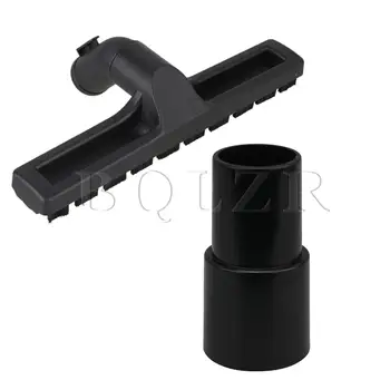 BQLZR 2 шт. Пластиковая щетка для пола и переходник для шланга диаметром от 35 до 32 мм для вакуумных деталей
