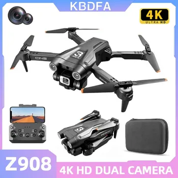KBDFA Z908Pro Профессиональный беспилотник с камерой 4K HD, Дрон MINI4, локализация оптического потока, трехсторонний квадрокоптер для обхода препятствий, игрушка-квадрокоптер