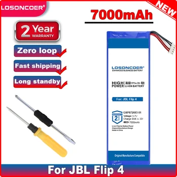 LOSONCOER 7000mAh GSP872693 01 Аккумулятор для JBL Flip 4 Special Edition Flip4 Аккумулятор для динамика Бесплатные инструменты