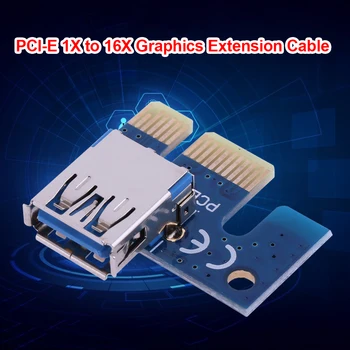 PCI E X1 Адаптер PCIe 1X к USB 3.0 Адаптерная Карта для PCI Express Riser Mining BTC Miner Материнская Плата Компьютерная Карта Аксессуары