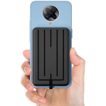 Power Bank Портативное магнитное зарядное устройство емкостью 10000 мАч Внешний аккумулятор для iPhone 12 13 Samsung S23 Huawei Xiaomi Повербанк с кабелем