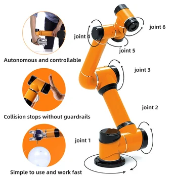 SZGH 6-осевой манипулятор для совместной работы, робот-укладчик на поддоны, робот Cobot для транспортировки материалов на поддонах