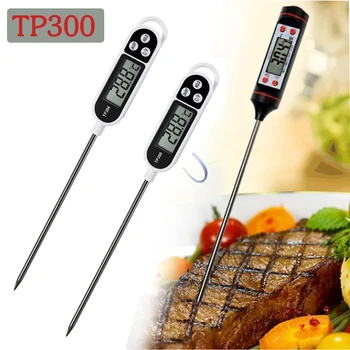 TP300 Цифровой пищевой термометр, игольчатый зонд, Инструмент для измерения температуры с мгновенным считыванием, Измеритель температуры, Измеритель мяса, Термометр для приготовления пищи, Кухонные инструменты