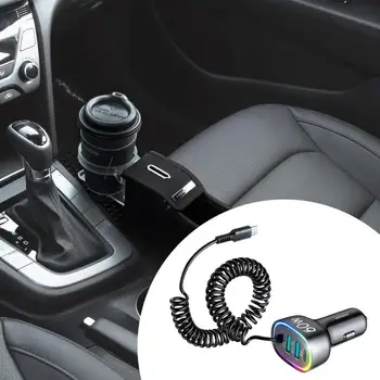 Автомобильное зарядное устройство для телефона Быстрая зарядка QC 3.0 Адаптер автомобильного зарядного устройства Автомобильное зарядное устройство с защитой от протечек Автомобильные аксессуары для телефона