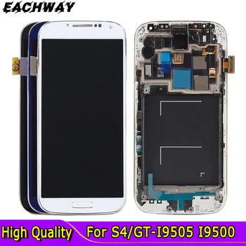 Высокое качество Для Samsung Galaxy S4 ЖК-дисплей GT-I9505 I9500 I9505 I9506 i337 ЖК-дисплей С Сенсорным экраном Дигитайзер Для Samsung S4 LCD