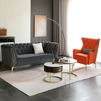 диванные подушки для гостиной, чехол для чехла, Дешевое роскошное кресло-кушетка в скандинавском стиле, Новая дизайнерская мебель Divani Soggiorno