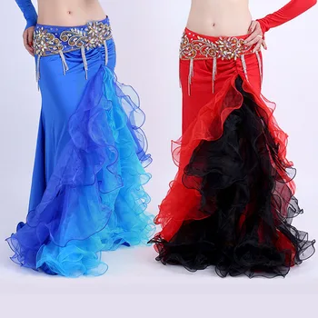 Длинные юбки для женщин, мода 2023, одежда для танца живота, праздничный наряд, костюм танцовщицы, цыганское бальное свадебное роскошное платье