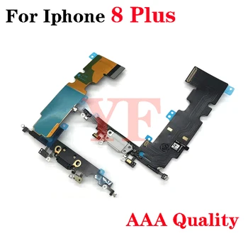 Для Apple Iphone 6 6s 7 8 Plus USB Порт Зарядного Устройства Разъем Док-станции С Микрофонным Гибким Кабелем