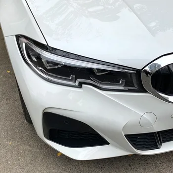 Для BMW 3 серии G20 G28 Седан 2019 2020 2021, АБС, автомобильные фары, брови, накладка на веко фары
