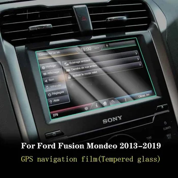 Для Ford Fusion Mondeo 2013-2018 Автомобильная пленка с GPS-навигацией, ЖК-экран, закаленное стекло, защитная пленка, пленка от царапин, Аксессуары