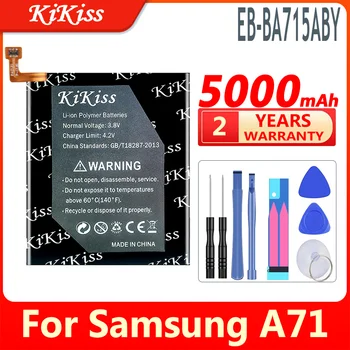 Для SAMSUNG Сменный аккумулятор EB-BA715ABY Для Samsung Galaxy A71 SM-A7160 A7160 Аккумуляторы для телефонов EB BA715ABY 5000 мАч + инструменты