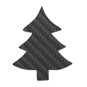 Для автомобиля, мотоцикла, Рождественского украшения, Устойчивая к царапинам наклейка из углеродного волокна, наклейка на Рождественскую елку