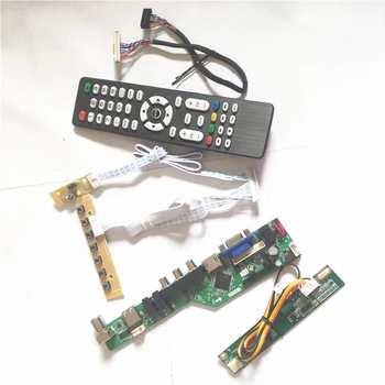 Для платы LP133X09-A2/B2 T.V53 HDMI-Совместимый VGA AV USB RF 1CCFL LVDS 20Pin ЖК-Инвертор + Пульт дистанционного управления + клавиатура DIY 