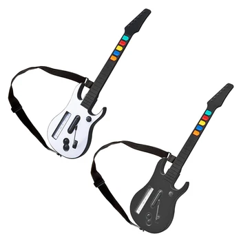 Игровой геймпад с рисунком гитары 2 в 1 Игровой пульт дистанционного управления с джойстиком для ПК PS3 Игра Guitar Hero с регулируемым ремешком