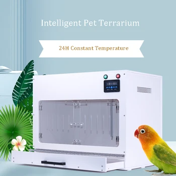 Инкубатор для попугаев, большой интеллектуальный инкубатор с постоянной температурой, ветровое отопление, теплоизоляция для птенцов, террариум для домашних животных, для лазания