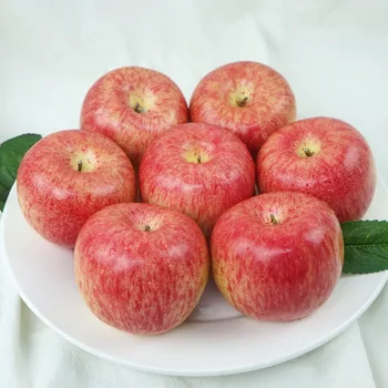 Искусственная фруктовая пена Apple, поддельные красные яблоки, дисплей для кухни, модель для домашних продуктов