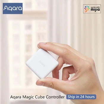 Контроллер Aqara Magic Cube Версия Zigbee, управляемая шестью жестами действия Для устройства Xiaomi Smart Home Smart Socket