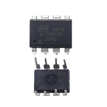 Микросхема ATTINY85-20PU ATTINY85 MCU 8BIT ATTINY 20 МГЦ 8-контактный DIP-8 микросхем микроконтроллера ATTINY85