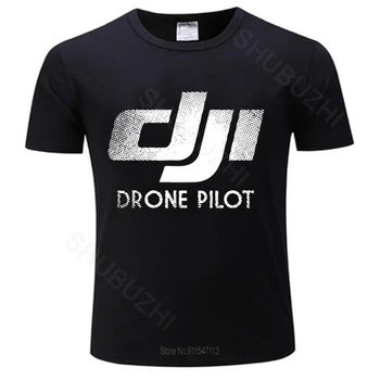 Мужская футболка, летняя хлопковая футболка Spark Drone Phantom 4 Pilot, футболка унисекс, хлопковая футболка с коротким рукавом, прямая доставка