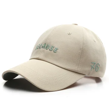 Новая модная хлопковая кепка с вышивкой буквами 2023 года, спортивная мужская бейсболка для молодых студентов, женская солнцезащитная кепка