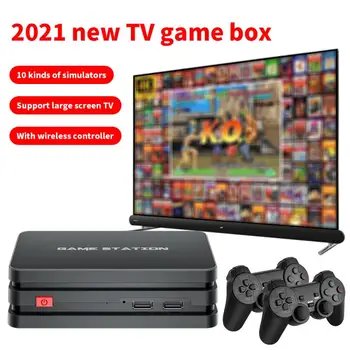 Новая ТВ-Игровая Приставка Для PS1/GB/GBC MD 10000 Ретро-Игровая Приставка С 3D-Рокер-Контроллером TV Out Игровые Плееры Консоли Подарки