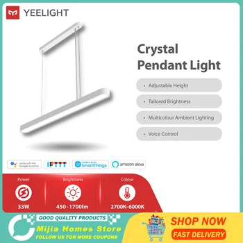 Новые подвесные светильники YEELIGHT Meteorite LED Smart Dinner, умная ресторанная люстра для дистанционного управления приложением