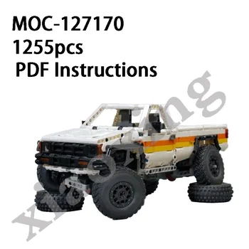 Новый MOC-127170 внедорожник пикап альпинистский грузовик 1255шт взрослый сращивающий блок мальчик подарочная сборка модель развивающая игрушка