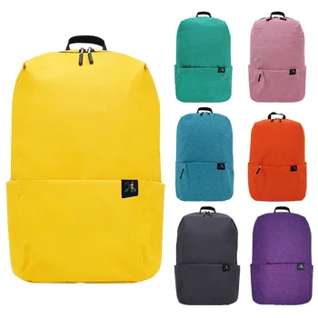 Новый детский однотонный рюкзак Модный повседневный рюкзак для мальчиков и девочек, легкий и прочный школьный ранец для студентов