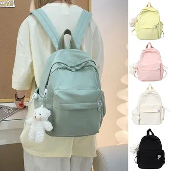 Новый Корейский модный рюкзак для девочек ярких цветов, дорожный рюкзак в стиле кампуса, простой школьный рюкзак для девочек, Mochilas Para Mujer