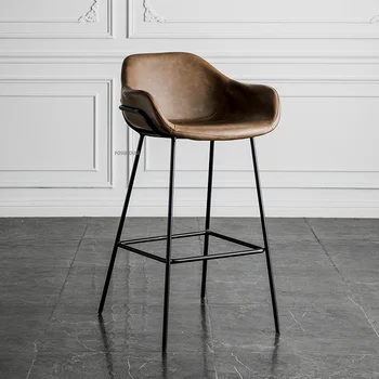 Обеденный стул из скандинавской кожи, ручные мобили, Компьютерное дизайнерское кресло для ресторана, мебель для гостиной Accent Muebles Para Hogar