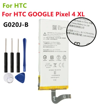 Оригинальный 3700 мАч G020J-B Аккумулятор Для HTC GOOGLE Pixel 4 XL G020J G020B Высококачественный Сменный Телефон Bateria