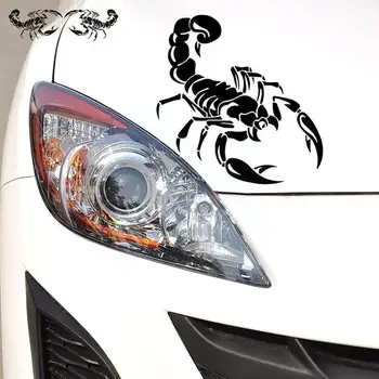 Персонализированные наклейки для стайлинга автомобилей, 3D Светоотражающее покрытие для тела Большого скорпиона, виниловая наклейка с рисунком, наклейка на автомобиль, царапина N3O3
