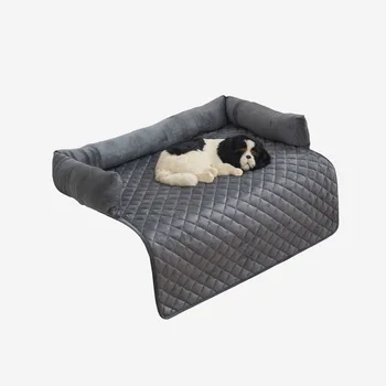 Плюшевый диван-кровать для кошек и собак с мягкой подушкой, подушка для отдыха для домашних животных, матрас для лежака для щенков, Аксессуары для собак