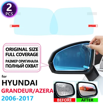 Полное Покрытие Противотуманной Пленкой Зеркала Заднего Вида для Hyundai Grandeur Azera TG HG 2006 ~ 2017 Аксессуары 2007 2009 2011 2014 2015 2016