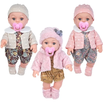 Реалистичная Кукла для новорожденных Малышей С открытыми глазами, детские Игрушки, Реалистичные Куклы для новорожденных