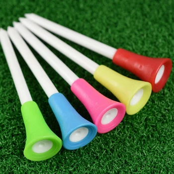 Резиновая футболка для гольфа, Шпилька для мяча для гольфа, Пластиковая Шпилька для мяча для гольфа, 83 мм, Прочная Резиновая подушка, Многоцветные Принадлежности для гольфа