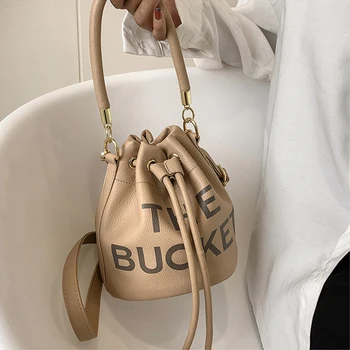Роскошные брендовые сумки на шнурке The Bucket Bag, женские сумки через плечо ярких цветов, дизайнерские сумки для женщин 2023, сумка-тоут