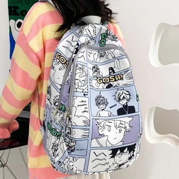 Рюкзак женский 2023 Школьные сумки с героями комиксов для девочек-подростков, сумка для книг, женская дорожная сумка через плечо