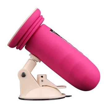 Секс-машина, автоматический телескопический фаллоимитатор с тягой 5 см, вибратор с вращением присоски, Женский Мастурбатор, Игрушки для женщин-геев