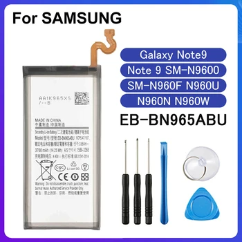 Сменный аккумулятор 4000 мАч EB-BN965ABU EB-BN965ABE для Samsung Galaxy Note9 Примечание 9 SM-N9600 N960F N960U/N960N N960W + Инструменты